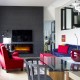 interior design Vancouver eclectic living room loft