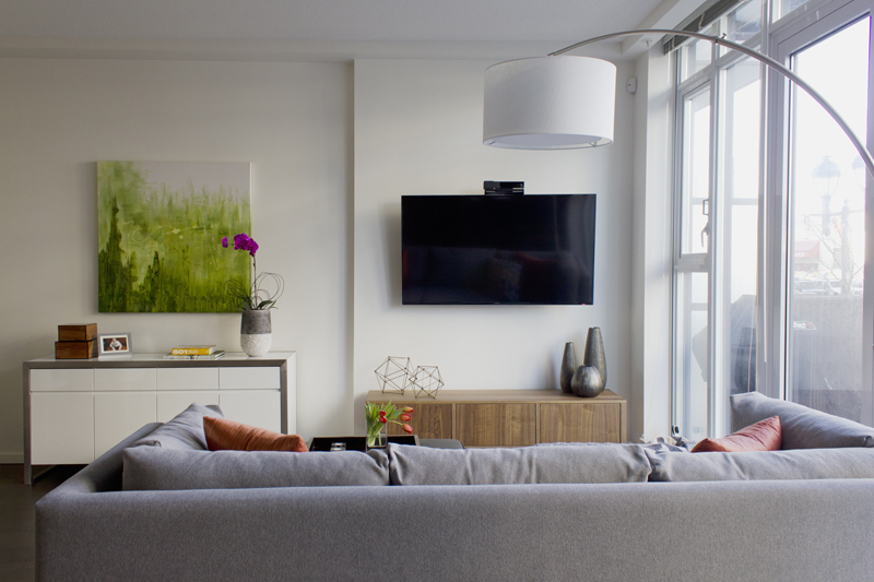 interior design Vancouver modern living room