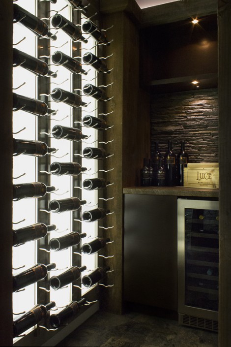 interior design Vancouver Contemporary wine room